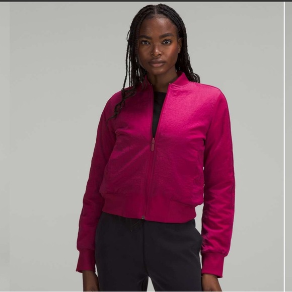 Like New! Lululemon Non-Stop REVERSIBLE Bomber Jacket 6 - Picture 2 of 11